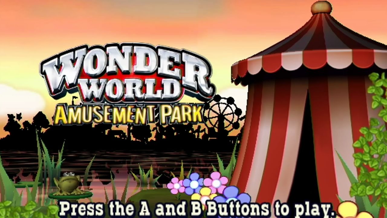 Wonder world 1. A World of Wonders парк. Вандер ворлд. Парк развлечений Worlds of Wonder. Wii Wonder World Amusement Park.