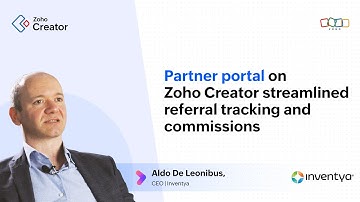 Inventya builds a partner portal on Zoho Creator to streamline referral tracking and commissions