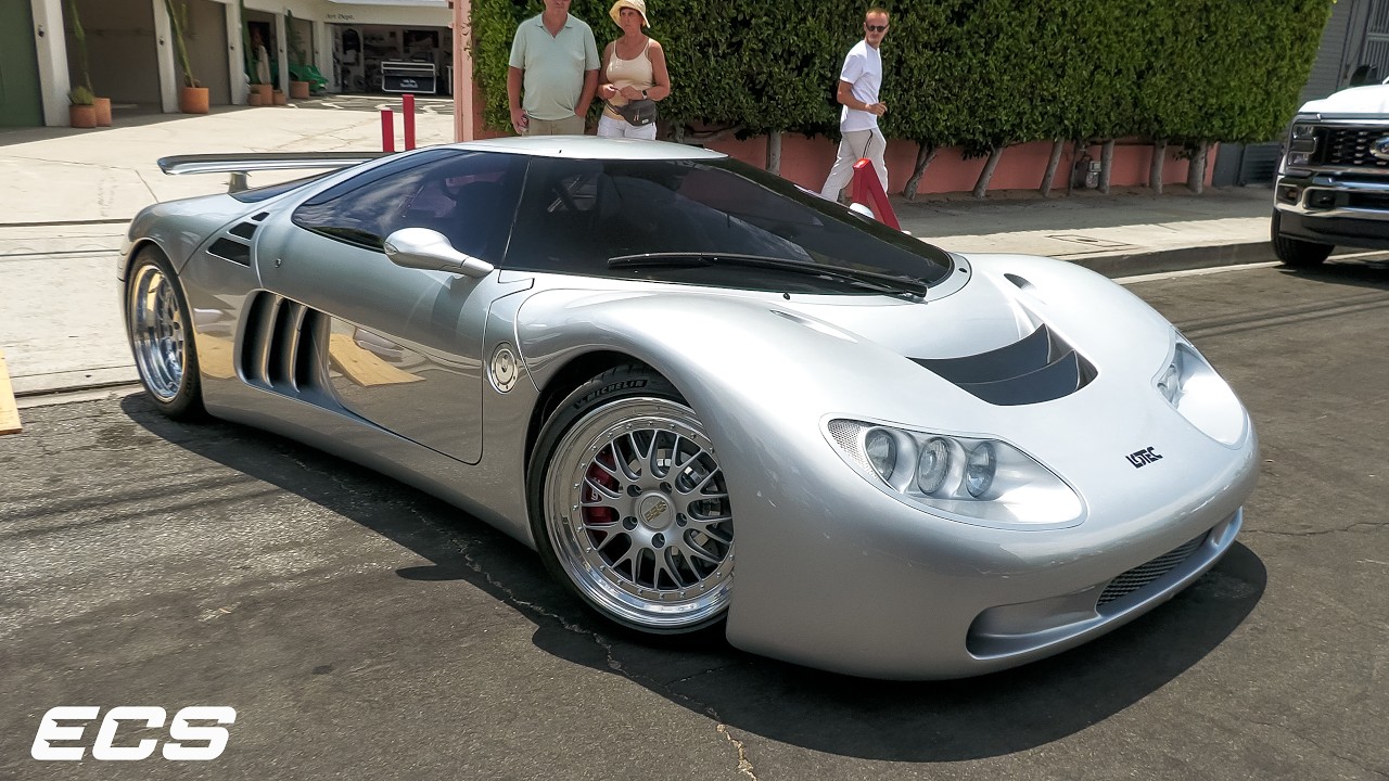 Supercars Leaving Rise & Shine - Reventon, Lotec Sirius, Chiron SS, F40, Huracan Performante, GT3