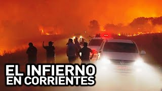 El "infierno" en Corrientes: El fuego incontrolable rodea a la provincia de Argentina