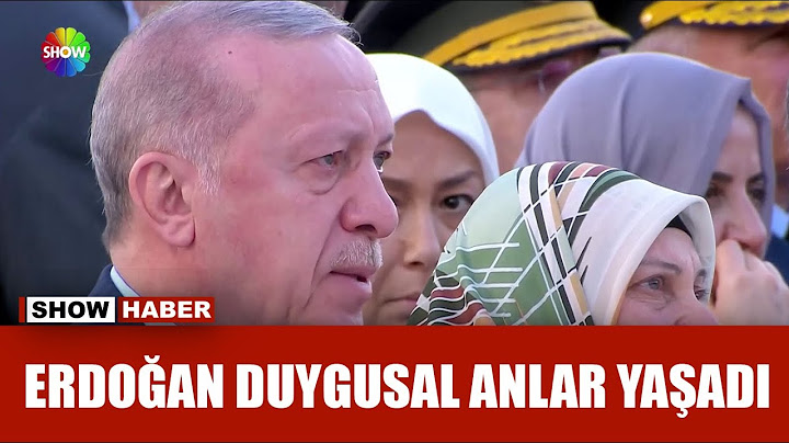Erdoğan gözyaşlarını tutamadı!