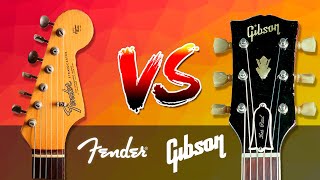 Fender VS Gibson: La VERDADERA BATALLA del ROCK ¿Quién merece el TRONO del ROCK?