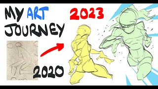 My 3 Year Figure Drawing Art Progress Journey