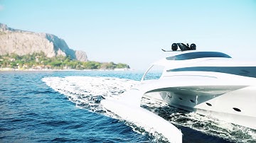 Yacht Animation Test with Phoenix FD for 3Ds Max and VRay NEXT