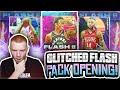 Glitched *FLASH 8* Pack OPENING! Craziest PLAYERS to PULL!! (NBA 2K21 MyTeam)