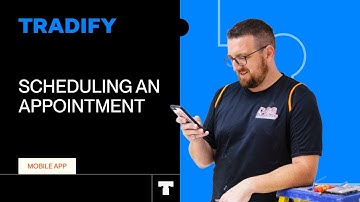 Scheduling an Appointment on the Tradify Mobile App