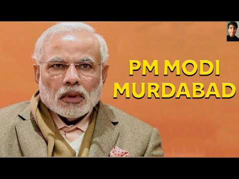 India PM Modi Murdabad in Urdu new song people against of modi watch must