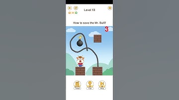 Brain go 2 games level 13 and save  Mr Bull ?