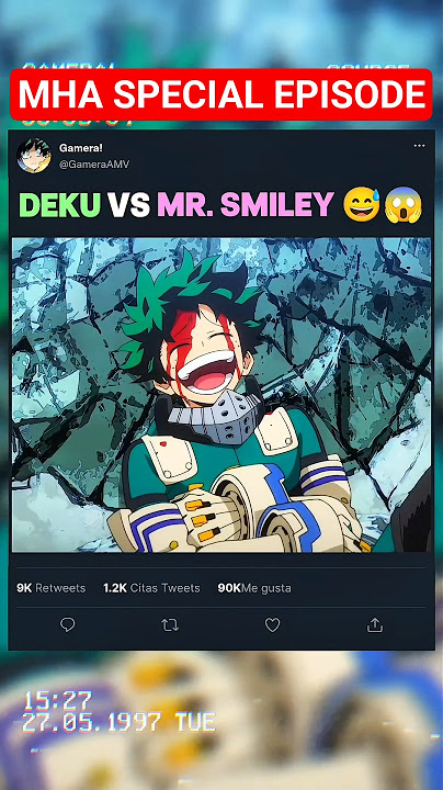 DEKU vs MR. SMILEY 😅😱 | #myheroacademia #mha #edit #amv #anime