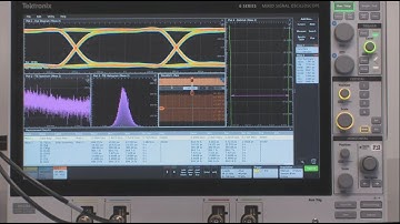 Math waveform used as a pseudo-differential signal to perform jitter measurements on a 6 Series MSO.