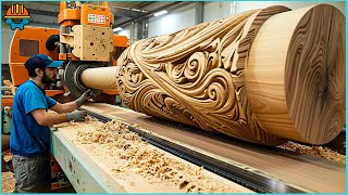 55 Incredible Woodworking Techniques and Wood Carving Machines & Lathe Machines