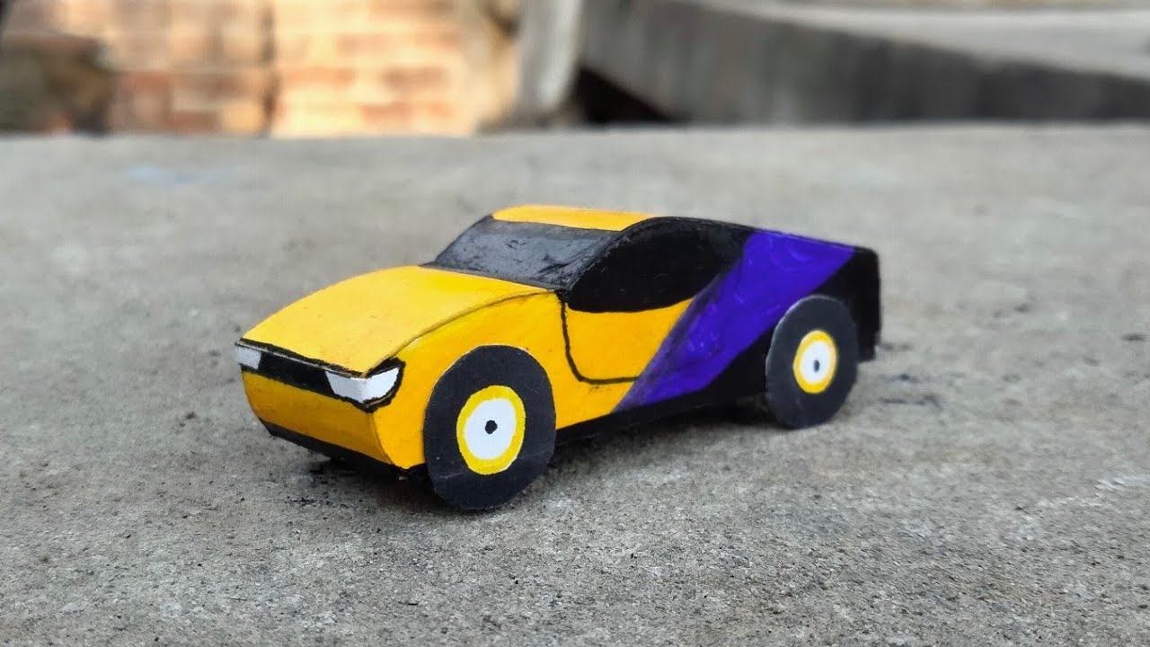 how to make car from paper /handmade car /handmade car design YouTube