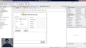 Cara membuat aplikasi penjualan tiket kereta api berbasi GUI dengan menggunakna NetBeans IDE
