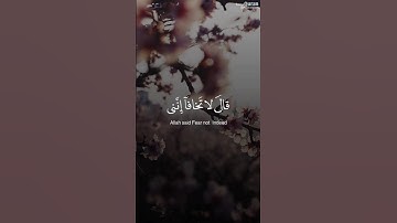قال لا تخافا إنني معكما أسمع وأرى | سورة طه الآية 46 . محمد ديبيروف
