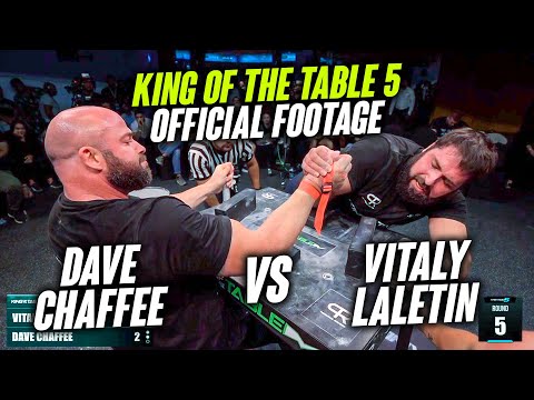 King of the Table 5 Official Footage - Vitaly Laletin vs Dave Chaffee + Denis Cyplenkov Comeback!