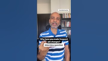 Why have you made frequent job changes? Interview Question #shorts