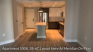 Take a Video Tour of Our 1B-6c Floor Plan- Meridian on First