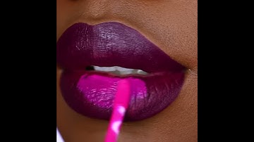 HOW TO ACHIEVE OMBRÉ LIPS: lipstick tutorial || Serwaa Beauty
