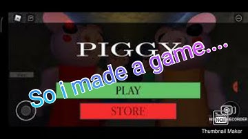 So i made a piggy game using Alvinblox