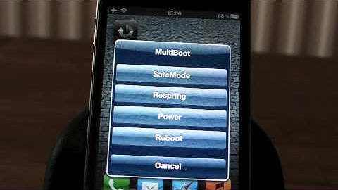 MultiBoot - Quickly Respring, Reboot, Power Off, or Go into Safe Mode