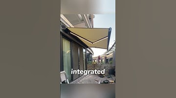 💪💡 A powerful awning can bring coolness to your life!#shorts #shade #patio #scenery