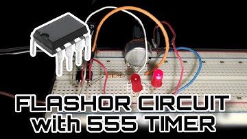 555 Timer ile Flaşör Devresi || A flashor circuit with 555 Timer
