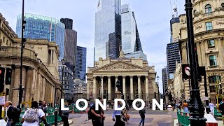 Walking London Financial District - Richest Offices in London | 4K Walking Tour