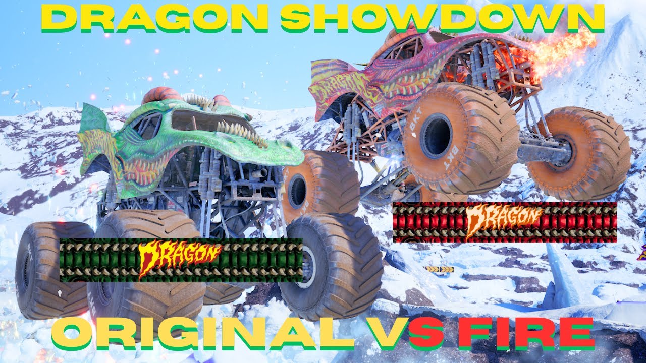 Monster Jam Showdown Dragon Showdown OG VS Fire