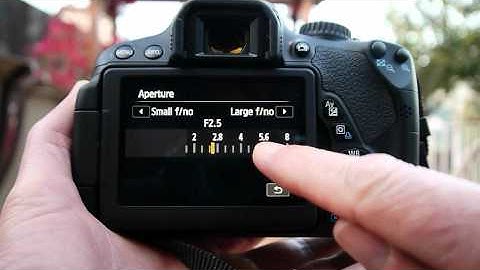 Canon Rebel T4i 650D Touch Screen