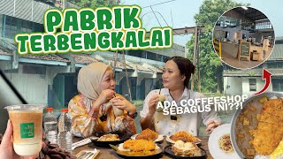 COFFEESHOP VIRAL DI PABRIK TERBENGKALAI!! DARI LUAR KELIATAN ANGKER PADAHAL DALEMNYA….