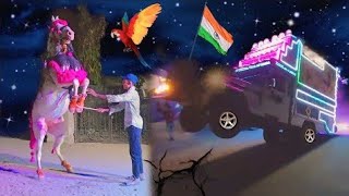 Rajasthani Barat 2024 !😱! sand dj tikaweda !🎵! All singer remix dabal phone rakhe😎! Dj Stunt video 🚩