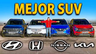 Nissan Qashqai vs Honda HRV vs Kia Sportage vs Hyundai Tucson: ¡PRUEBA DEFINITIVA!