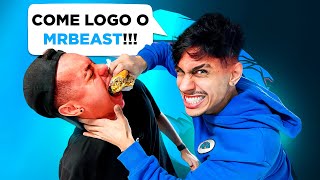 PROVANDO TODO O MENU do MRBEAST !! ‹ Ine ›