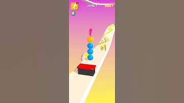 🤹  Stack Rider  🔴 🔵 🟢  Level 7 Passable Gameplay Android iOS #StackRider #Shorts