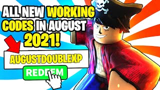 *NEW* ALL WORKING CODES FOR BLOX FRUITS AUGUST 2021! ROBLOX BLOX FRUITS CODES