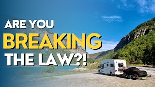 Towing with a motorhome in the UK & Europe are you legal?