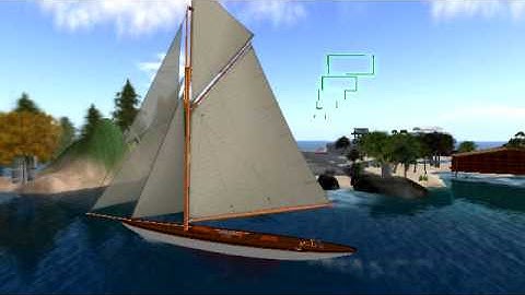 05.04.10 Sailing Close To The Wind (and sim edges) - Second Life