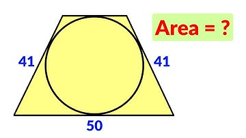 Find the area of the Trapezoid | A Very Nice Geometry Problem