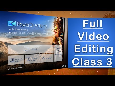 CyberLink PowerDirector 18 - Theme Designer - Class 3