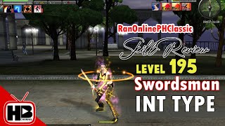 Ran Online Swordsman (INT) Skills 2020 - Lv. 195