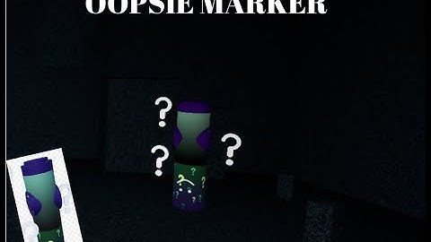 How to get the "OOPSIE MARKER" In Roblox Find The Markers