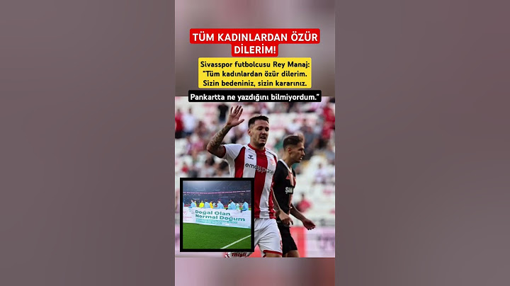 Sivasspor futbolcusu Rey Manaj: Tüm kadınlardan özür dilerim. #keşfet #shorts #viral #reymanaj