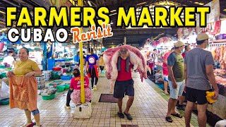 Real Life Action inside FARMERS MARKET Cubao | Quezon City | Philippines | Walking Tour |