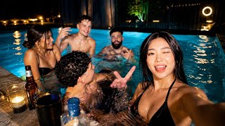 Late Night Pool Party 🍹 | Fun, Laughs & Unforgettable Pool Vibes (4K)