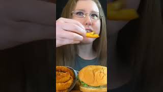 Trying Backyard Burgers Fries