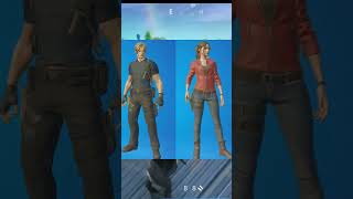 Fortnite Adds Leon and Claire Skins from Resident Evil 4 Remake fortinite