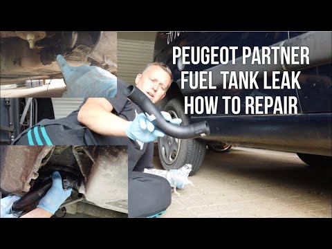 Peugeot Partner Fuel Leak From Fuel Tank Area, "Fuel Filler Pipe Replacement"
