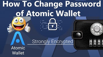 How To Change Password of Atomic Wallet | Atomic Wallet Tutorial