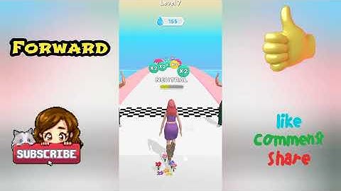 Forward vs Reverse Gaming in Girl Rider | All Levels Gameplay