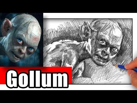 Comment dessiner Gollum du Seigneur des Anneaux LOTR